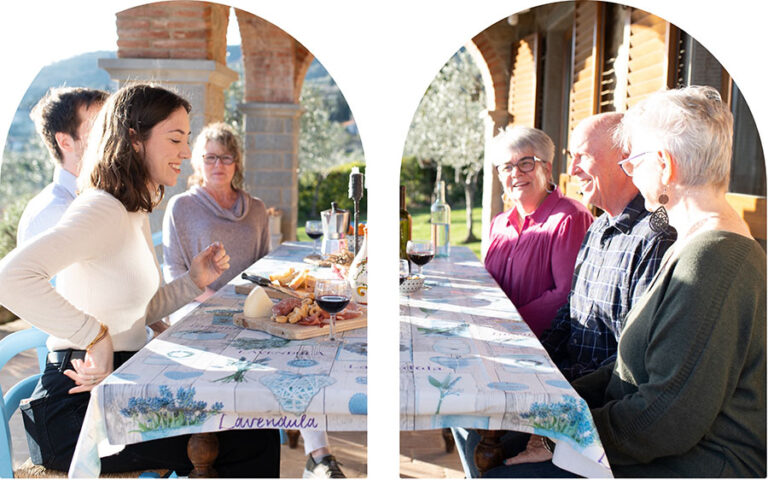 italian meal dinner outdoor living italy